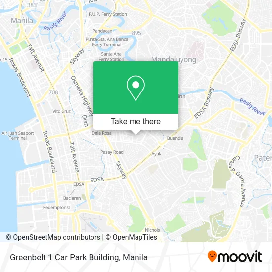 Greenbelt 1 Car Park Building map