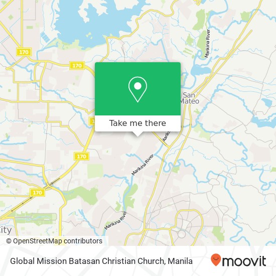 Global Mission Batasan Christian Church map