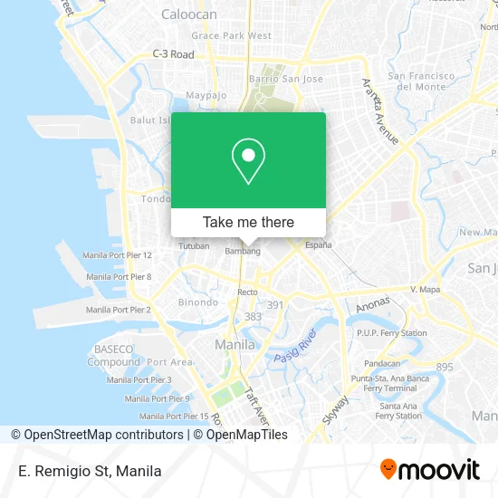 E. Remigio St map
