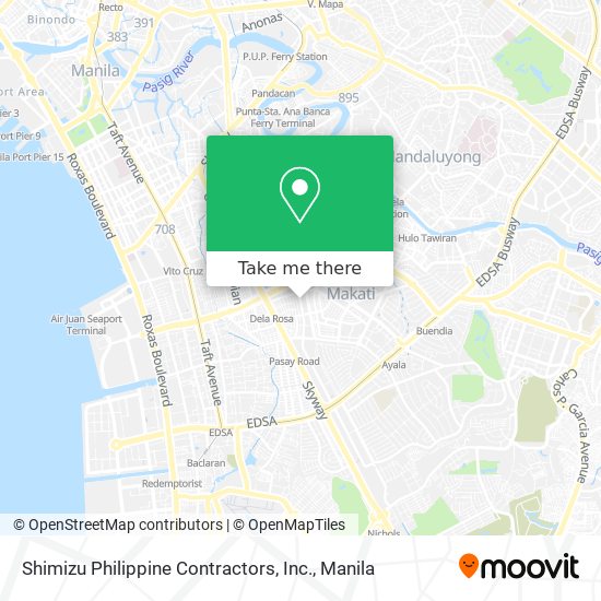 Shimizu Philippine Contractors, Inc. map