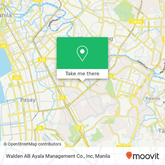 Walden AB Ayala Management Co., Inc map