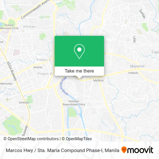 Marcos Hwy / Sta. Maria Compound Phase-I map