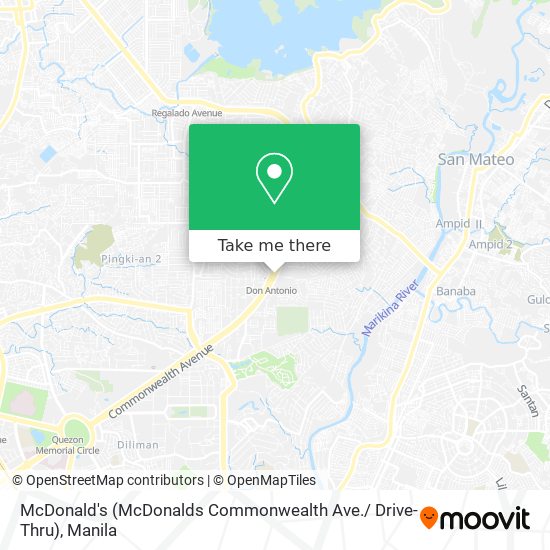 McDonald's (McDonalds Commonwealth Ave./ Drive- Thru) map