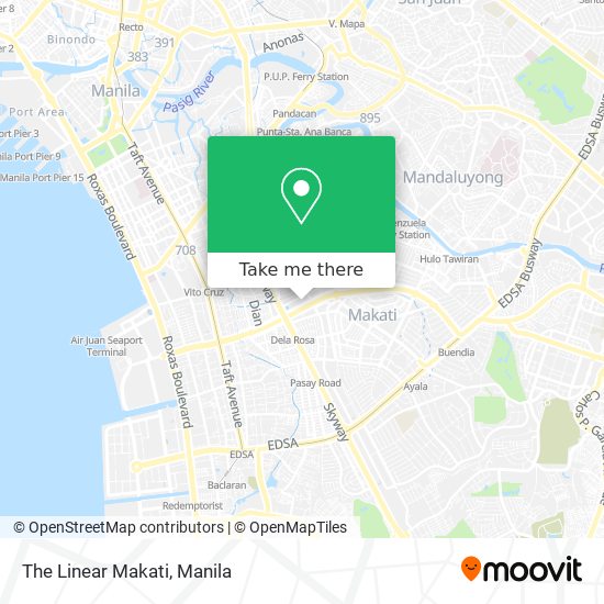 The Linear Makati map
