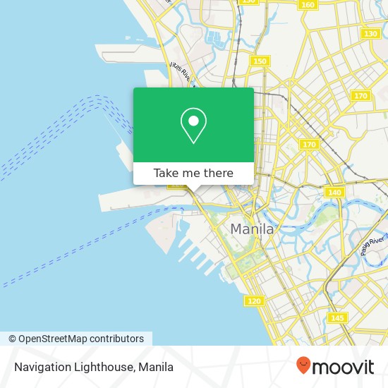 Navigation Lighthouse map