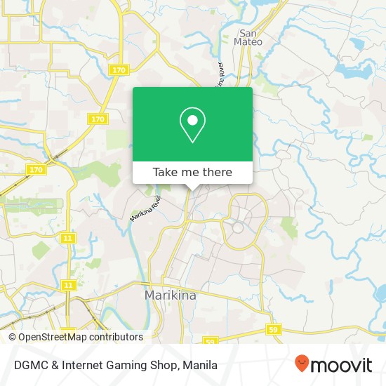 DGMC & Internet Gaming Shop map