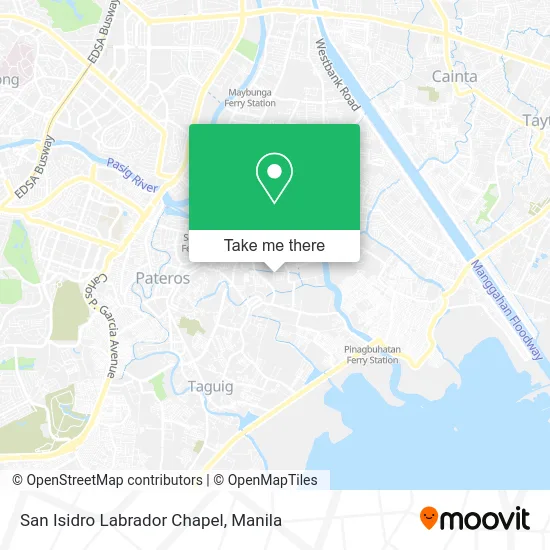 San Isidro Labrador Chapel map