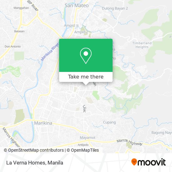 La Verna Homes map