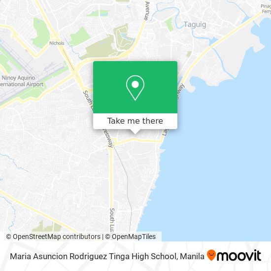 Maria Asuncion Rodriguez Tinga High School map
