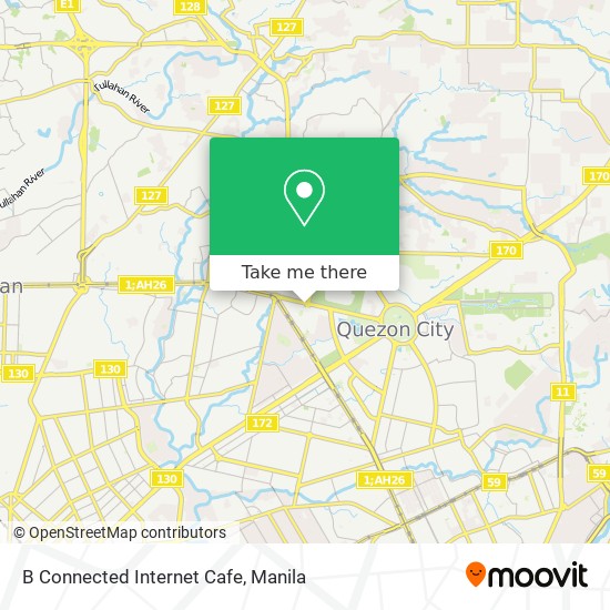 B Connected Internet Cafe map