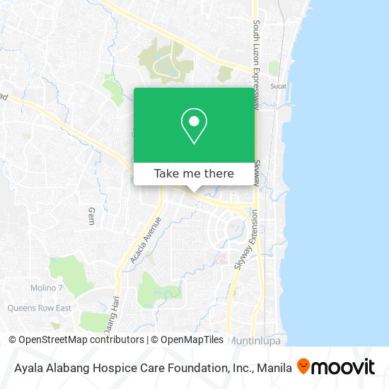 Ayala Alabang Hospice Care Foundation, Inc. map