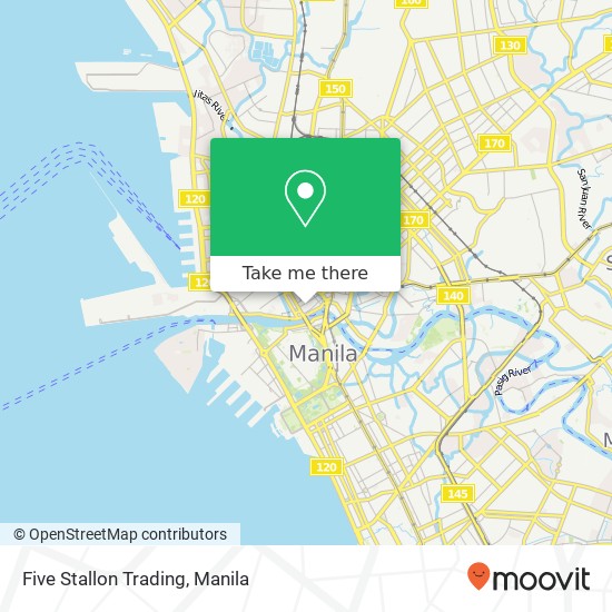 Five Stallon Trading map