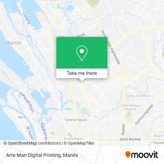 Arte Man Digital Printing map