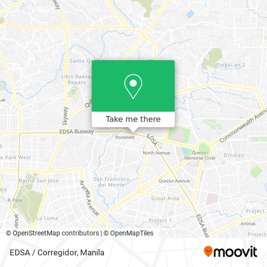EDSA / Corregidor map