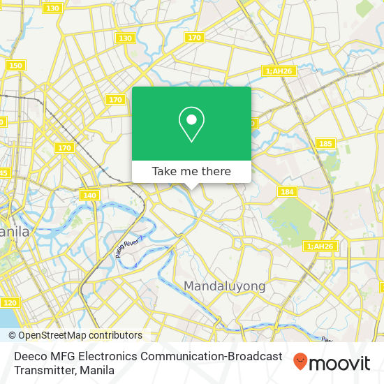 Deeco MFG Electronics Communication-Broadcast Transmitter map