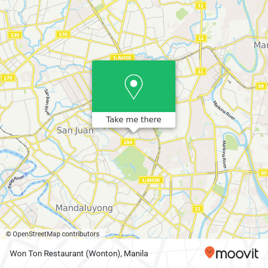 Won Ton Restaurant (Wonton) map