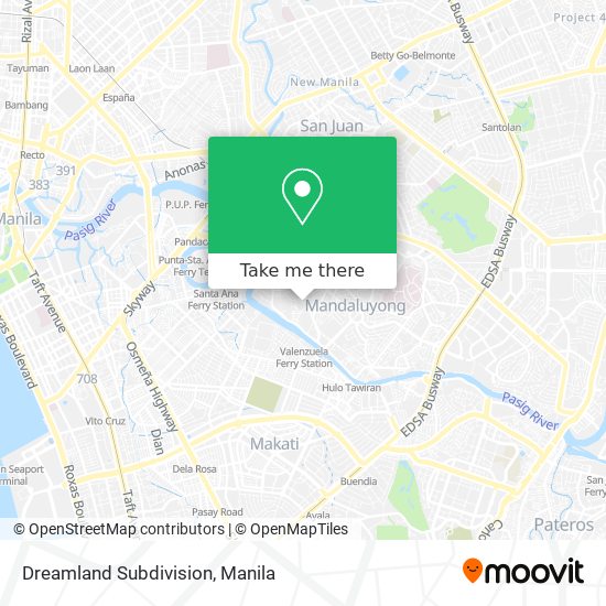 Dreamland Subdivision map