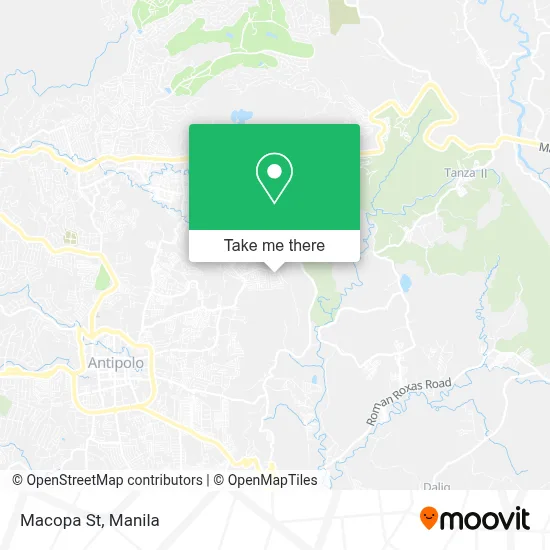 Macopa St map