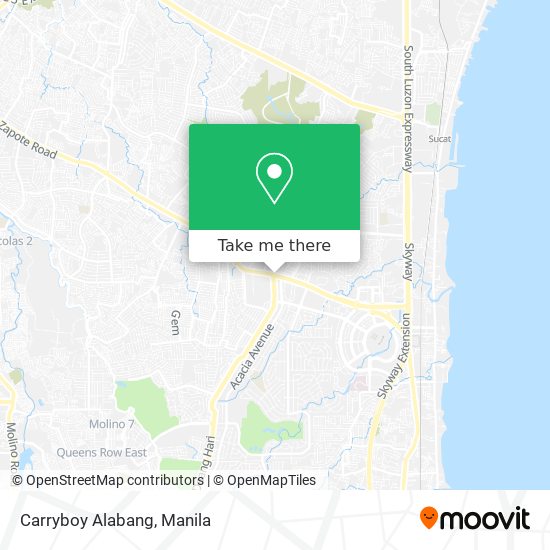 Carryboy Alabang map