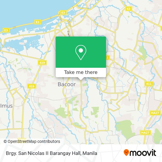 Brgy. San Nicolas II Barangay Hall map