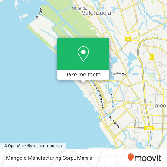 Marigold Manufacturing Corp. map