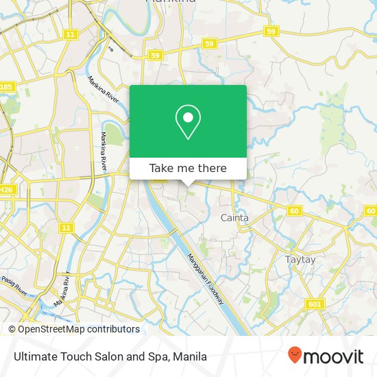Ultimate Touch Salon and Spa map