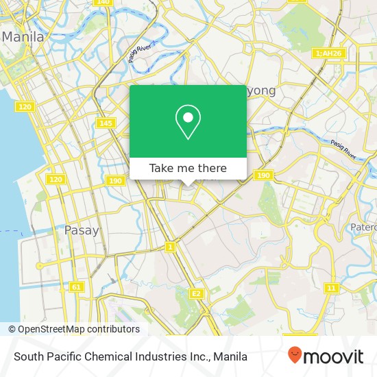 South Pacific Chemical Industries Inc. map