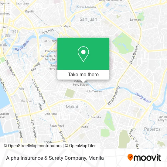 Alpha Insurance & Surety Company map