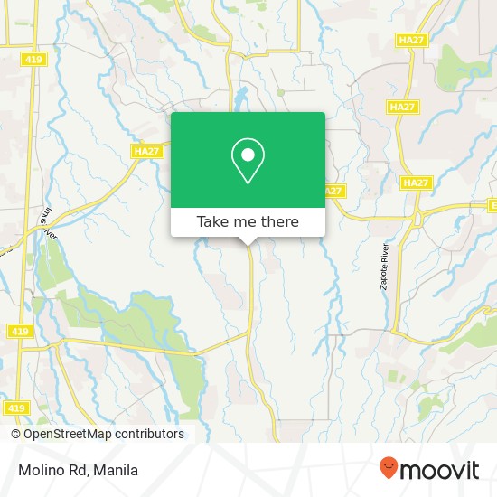 Molino Rd map