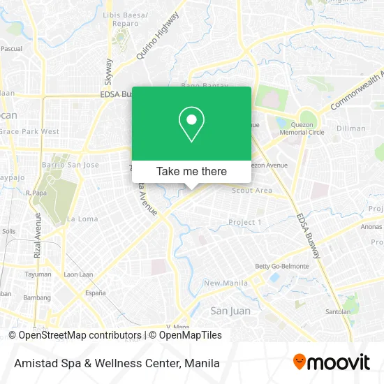 Amistad Spa & Wellness Center map