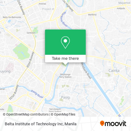 Belta Institute of Technology Inc map