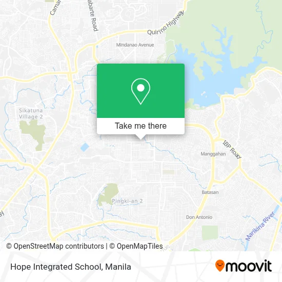 Hope Integrated School map