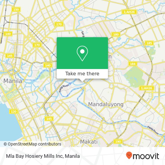 Mla Bay Hosiery Mills Inc map