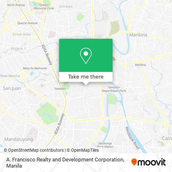 A. Francisco Realty and Development Corporation map