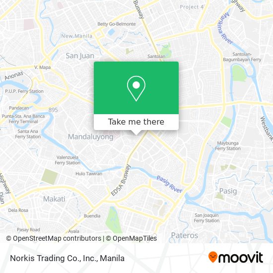 Norkis Trading Co., Inc. map