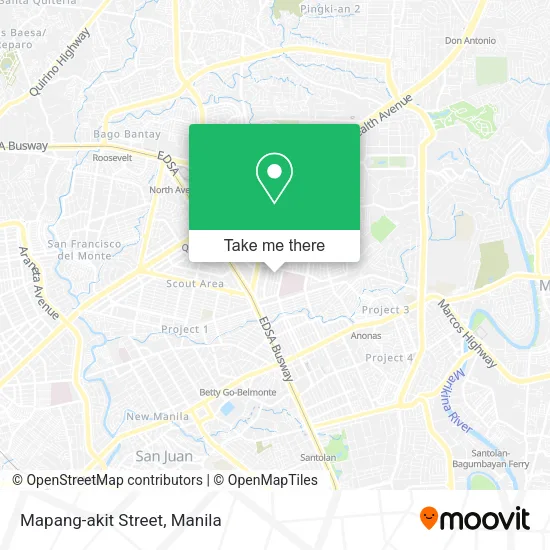 Mapang-akit Street map