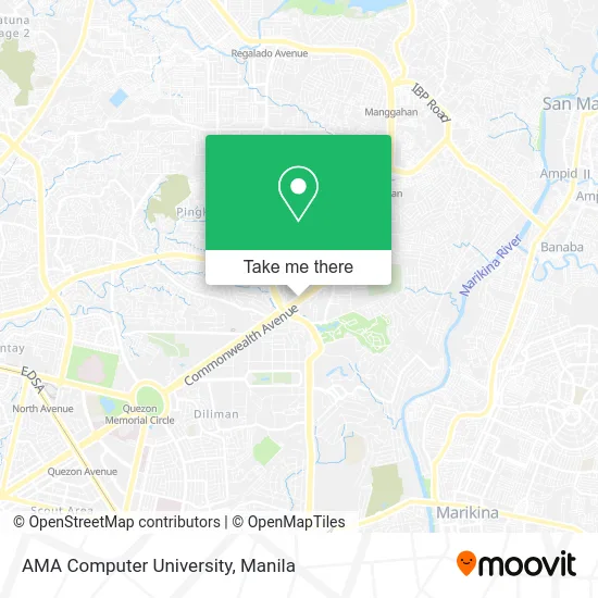 AMA Computer University map