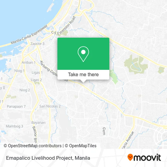 Emapalico Livelihood Project map