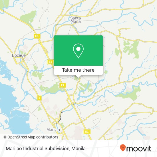 Marilao Industrial Subdivision map