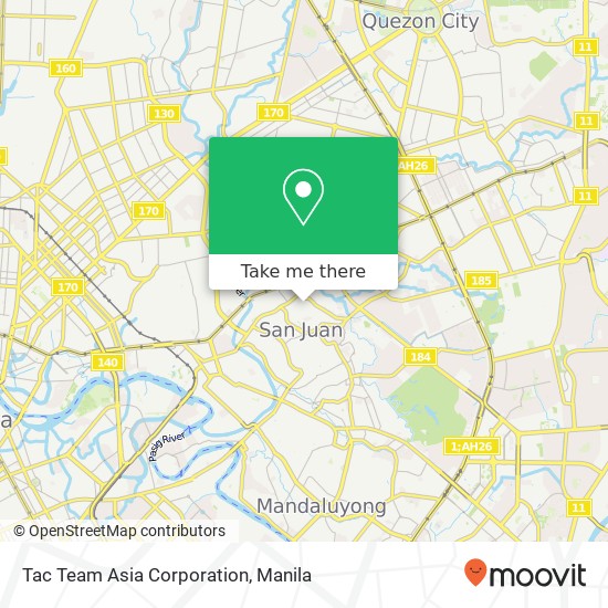 Tac Team Asia Corporation map