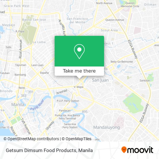 Getsum Dimsum Food Products map