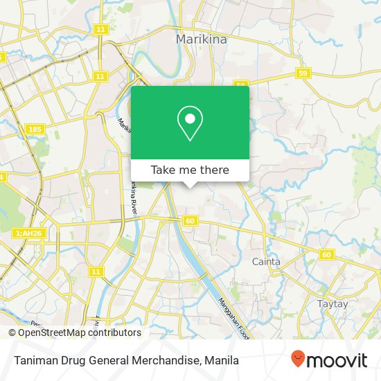 Taniman Drug General Merchandise map
