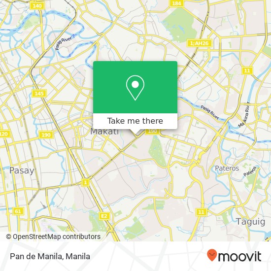 Pan de Manila map
