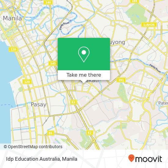 Idp Education Australia map