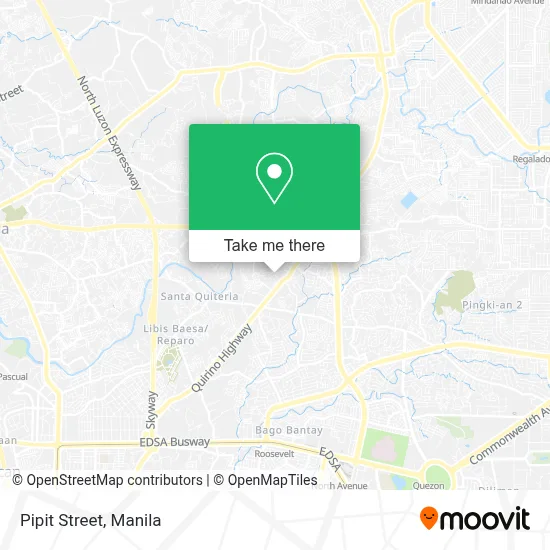 Pipit Street map