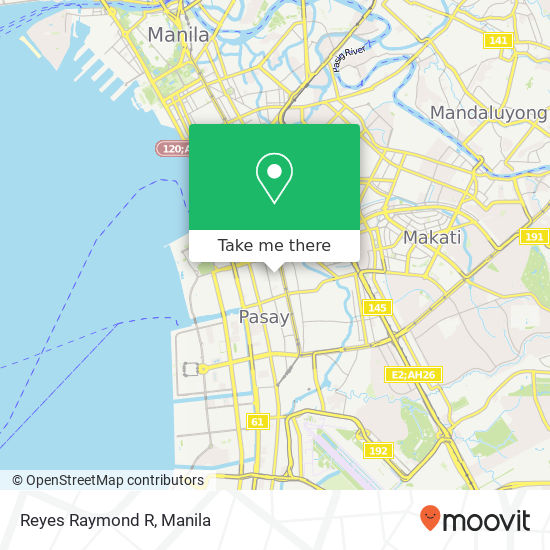 Reyes Raymond R map