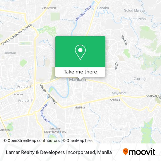 Lamar Realty & Developers Incorporated map