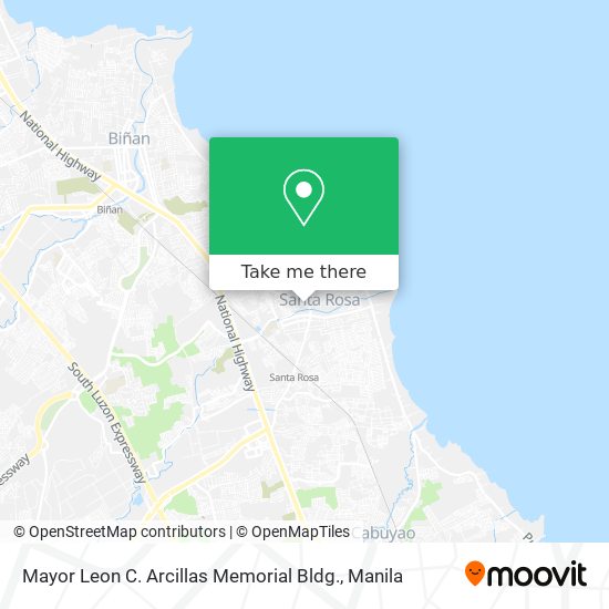 Mayor Leon C. Arcillas Memorial Bldg. map