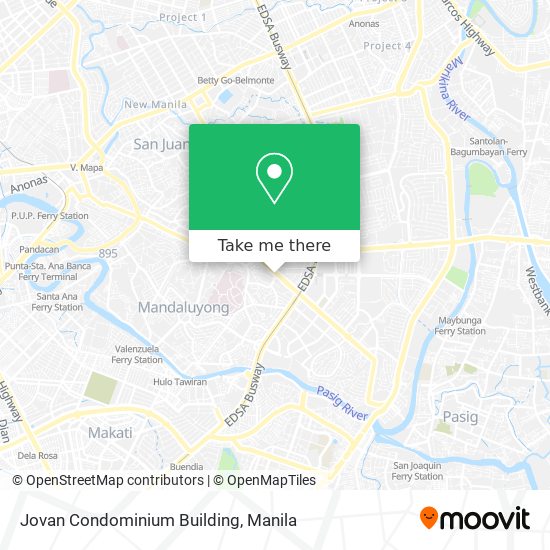Jovan Condominium Building map