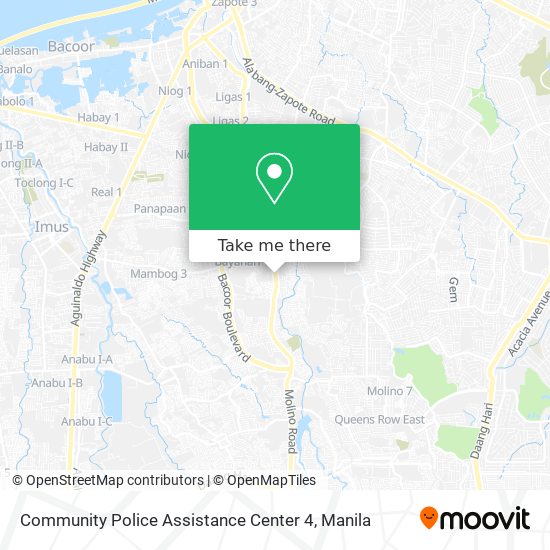 Community Police Assistance Center 4 map